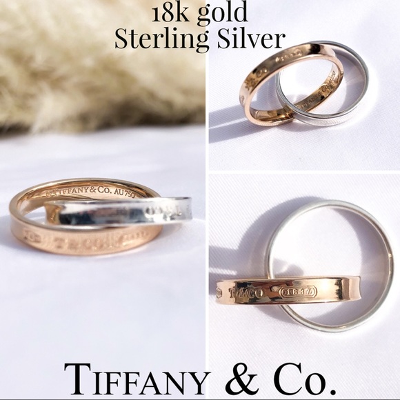 Tiffany & Co. Jewelry - TODAY ONLY‼️ Tiffany&Co 18k & Silver bands